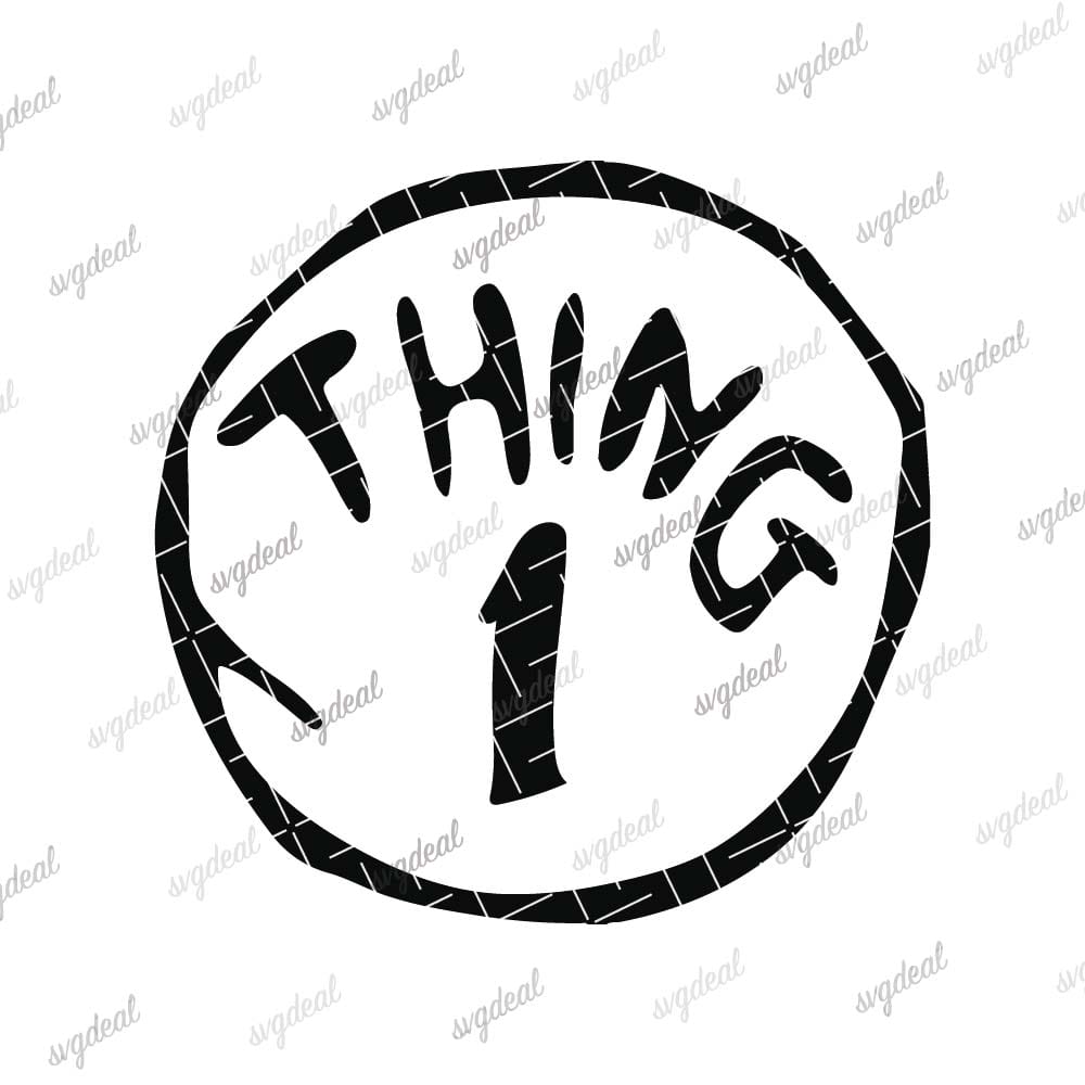 Thing 1 Svg