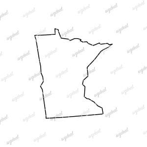 Minnesota Outline Svg