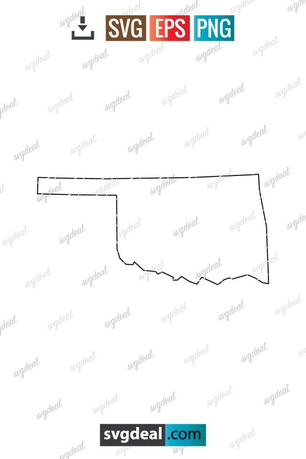 Oklahoma Outline SVg