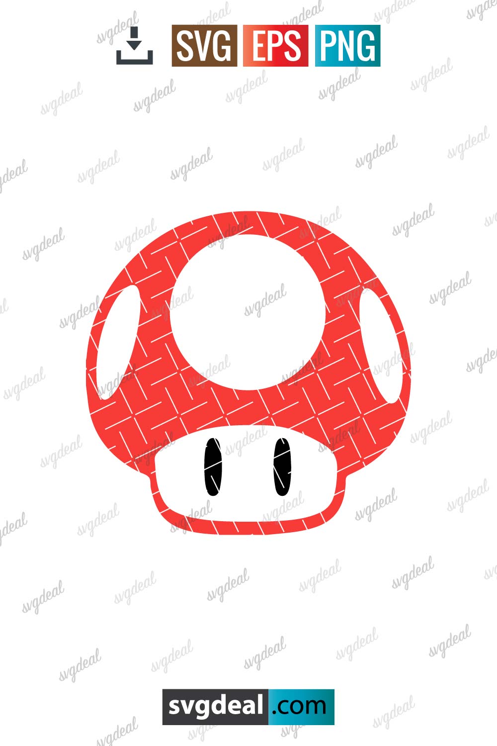 Free Mario Mushroom Svg 7438