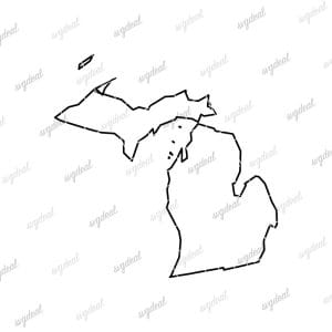 Michigan Outline SVG