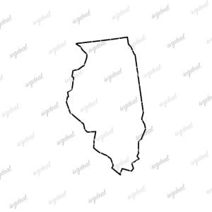 Illinois Outline SVG