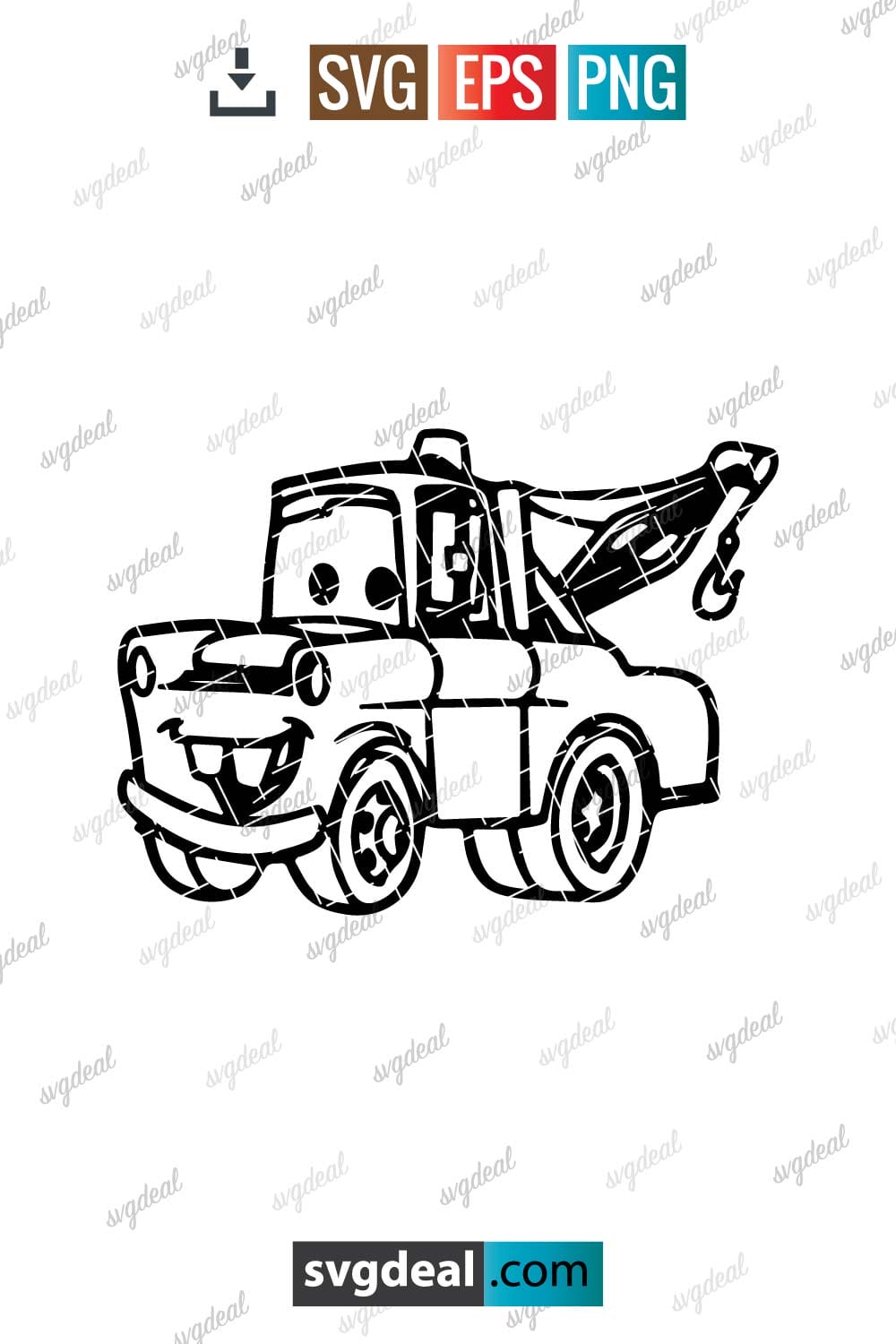 Tow Mater Svg