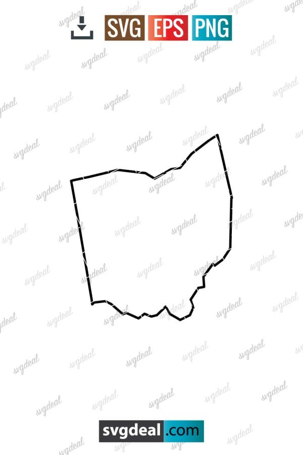 Ohio Outline SVG