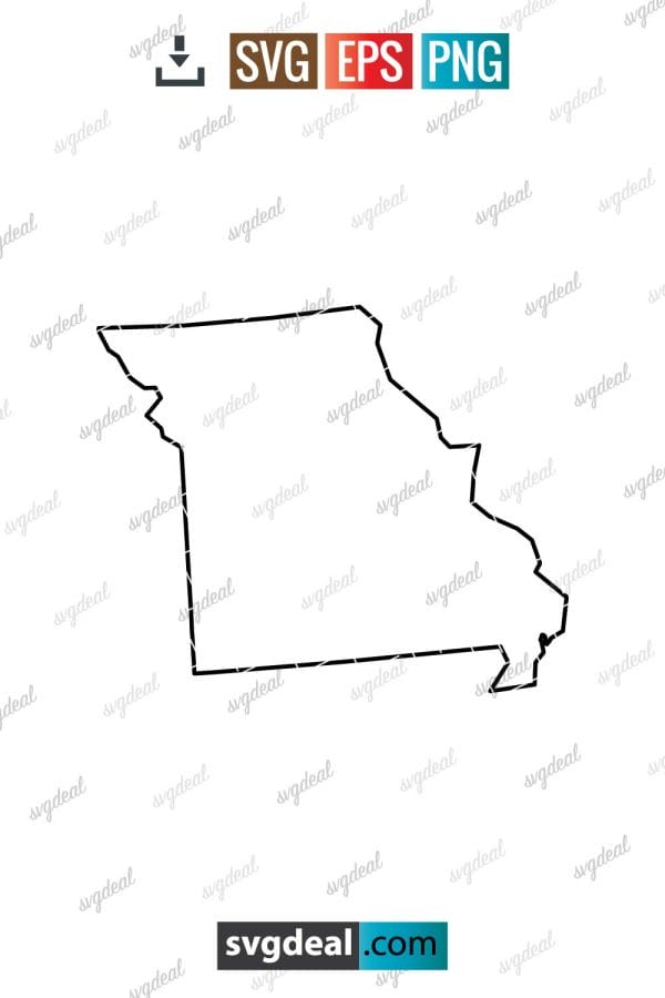 Missouri Outline SVG