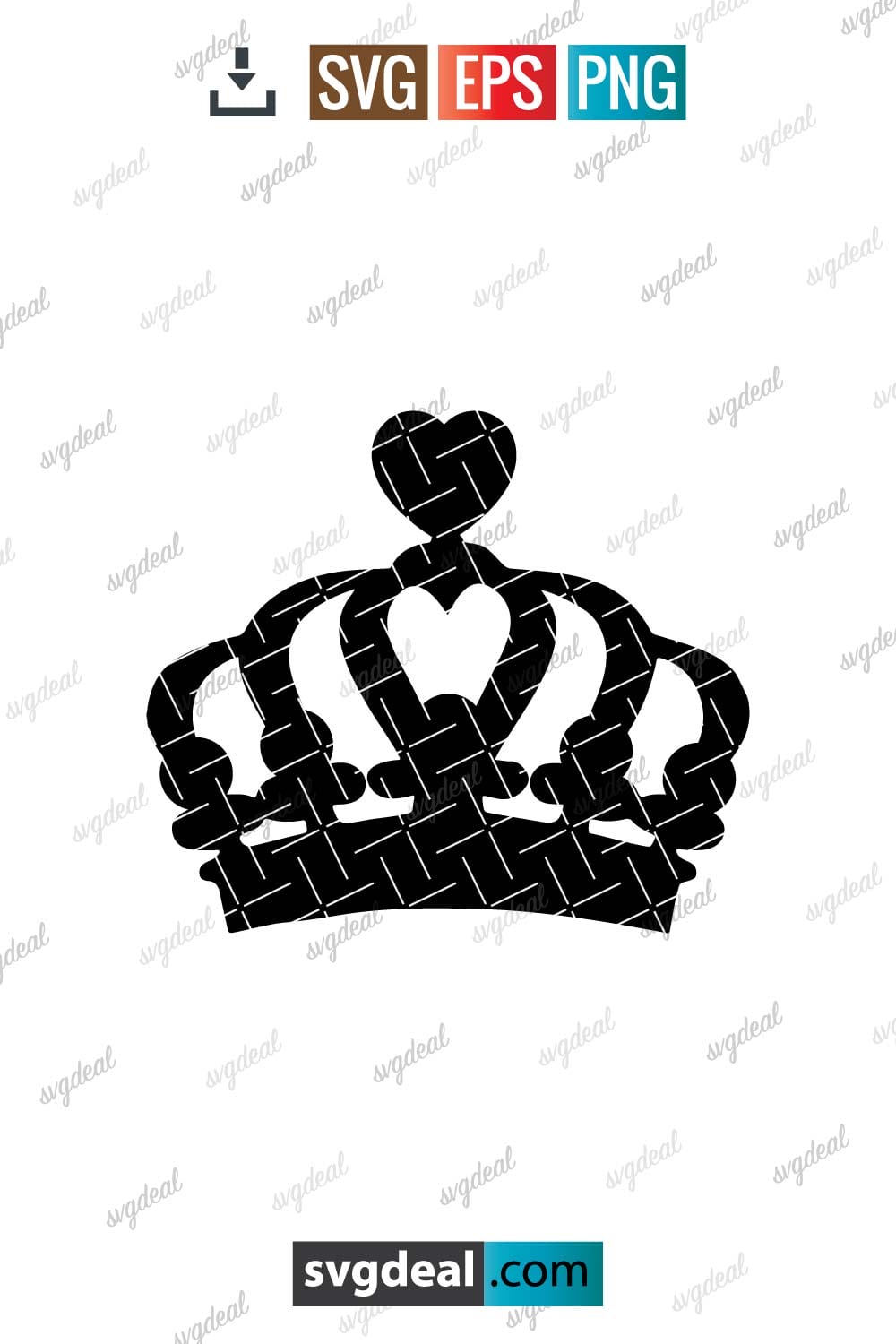 Free Queen Crown Svg - SVGDeal.com