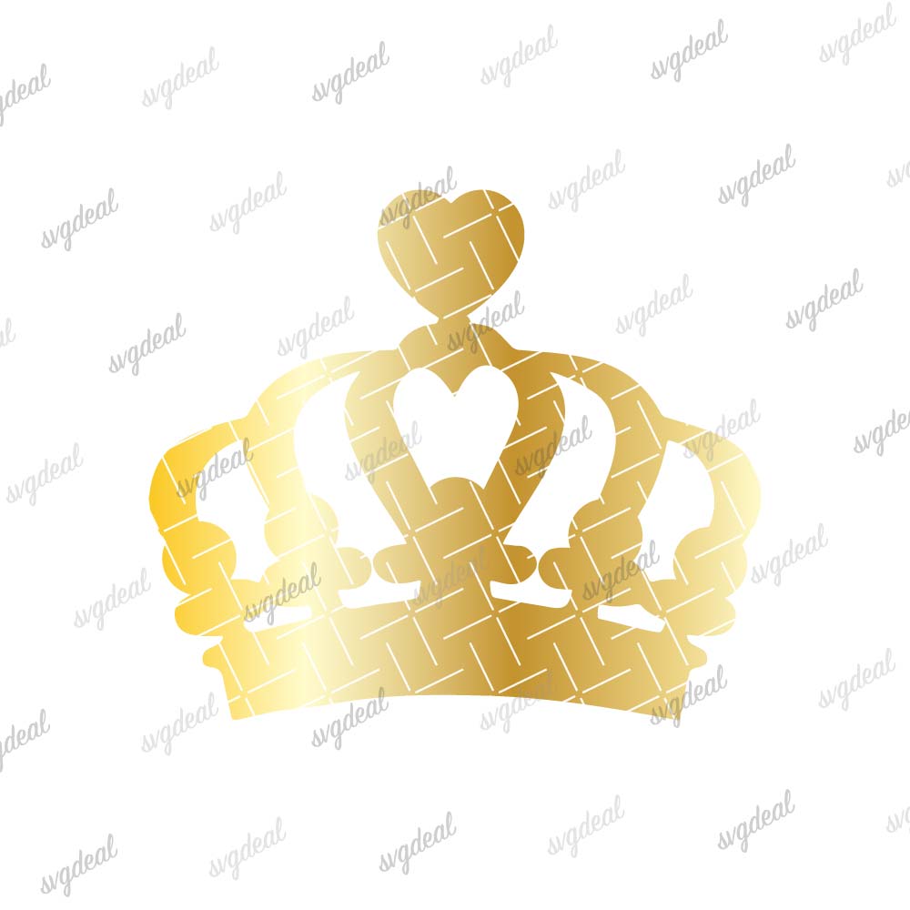 Gold Crown Svg