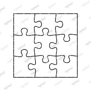 Jigsaw Puzzle 9 Svg