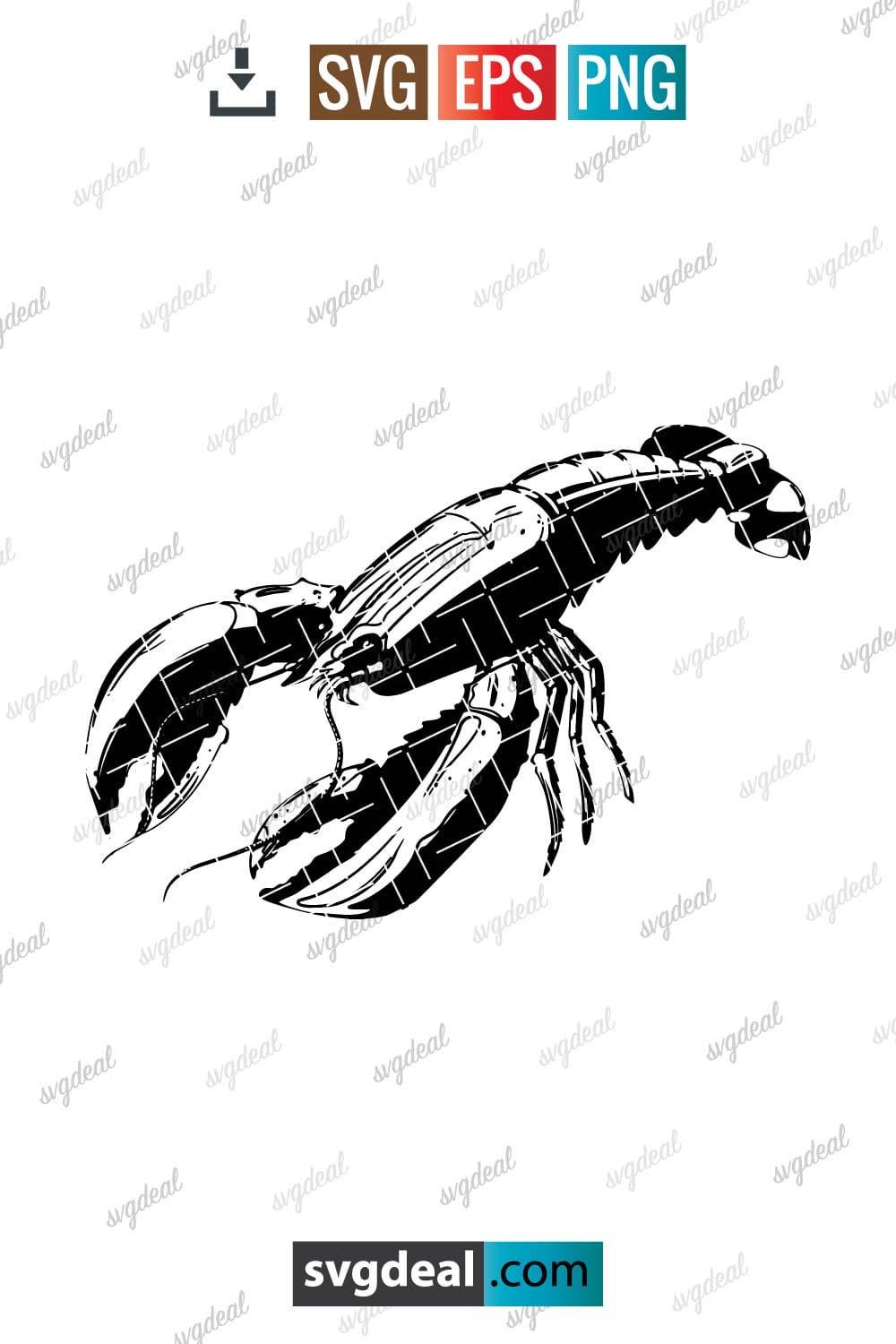 Free Crawfish Svg - SVGDeal.com