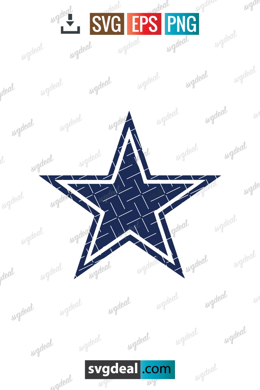 Free Dallas Cowboys Star Svg Free - SVGDeal.com