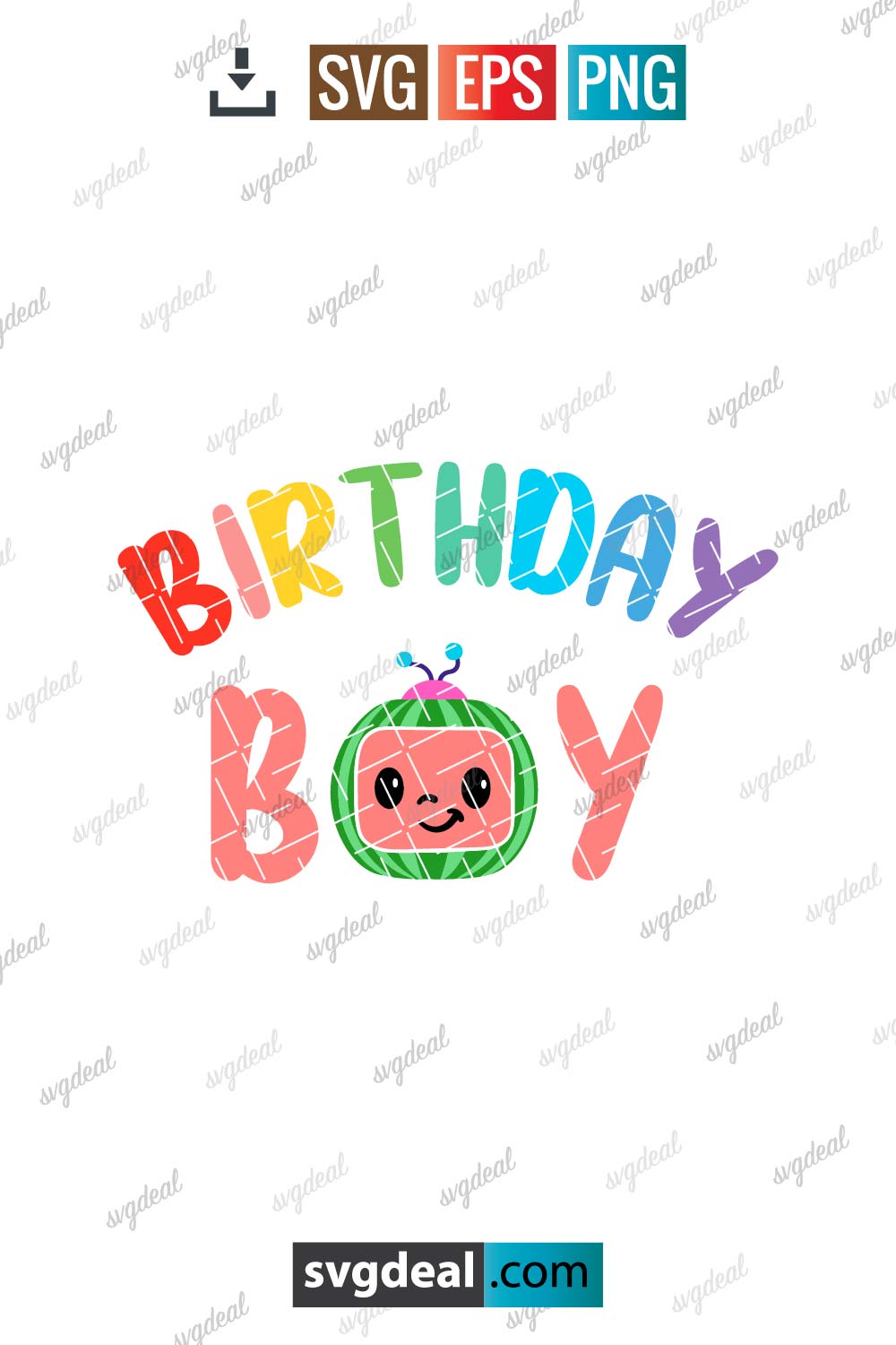 Cocomelon Birthday Svg Cocomelon Birthday Svg