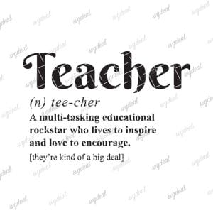 Teacher Definition Svg