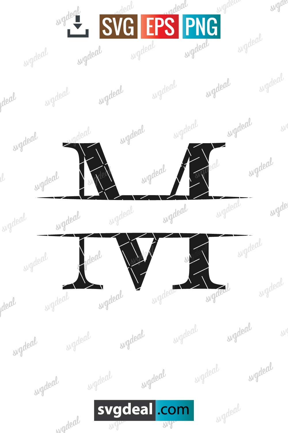 Free M Monogram Svg - SVGDeal.com