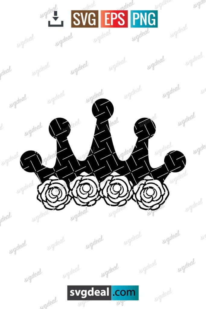 Free Flower Crown Svg - SVGDeal.com