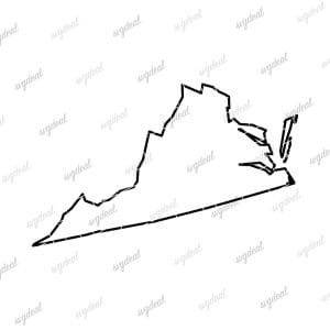 Virginia Outline SVG
