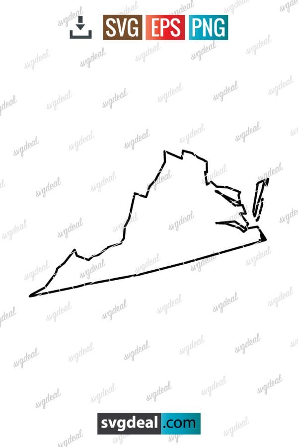 Virginia Outline SVG