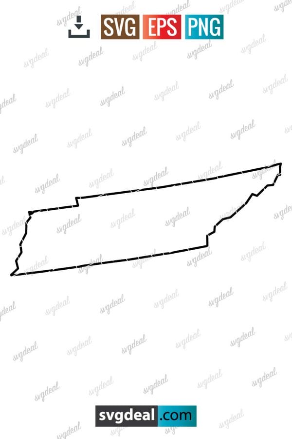 Tennessee Outline SVG