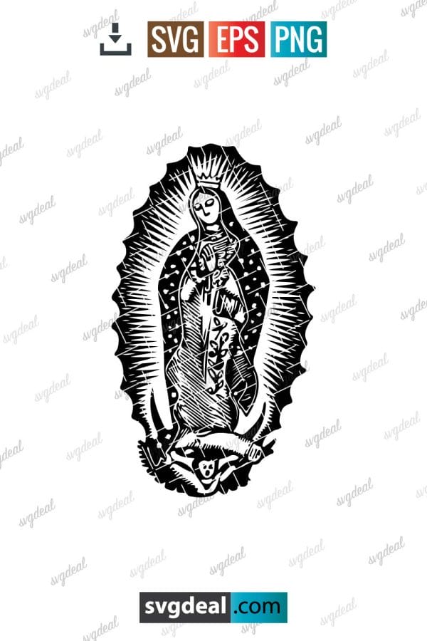 Virgen De Guadalupe Svg