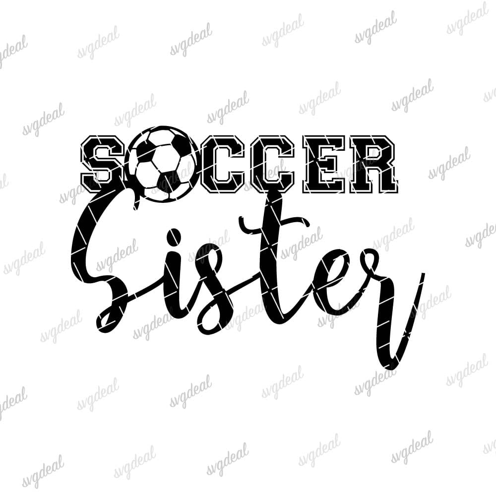 Soccer Sister Svg