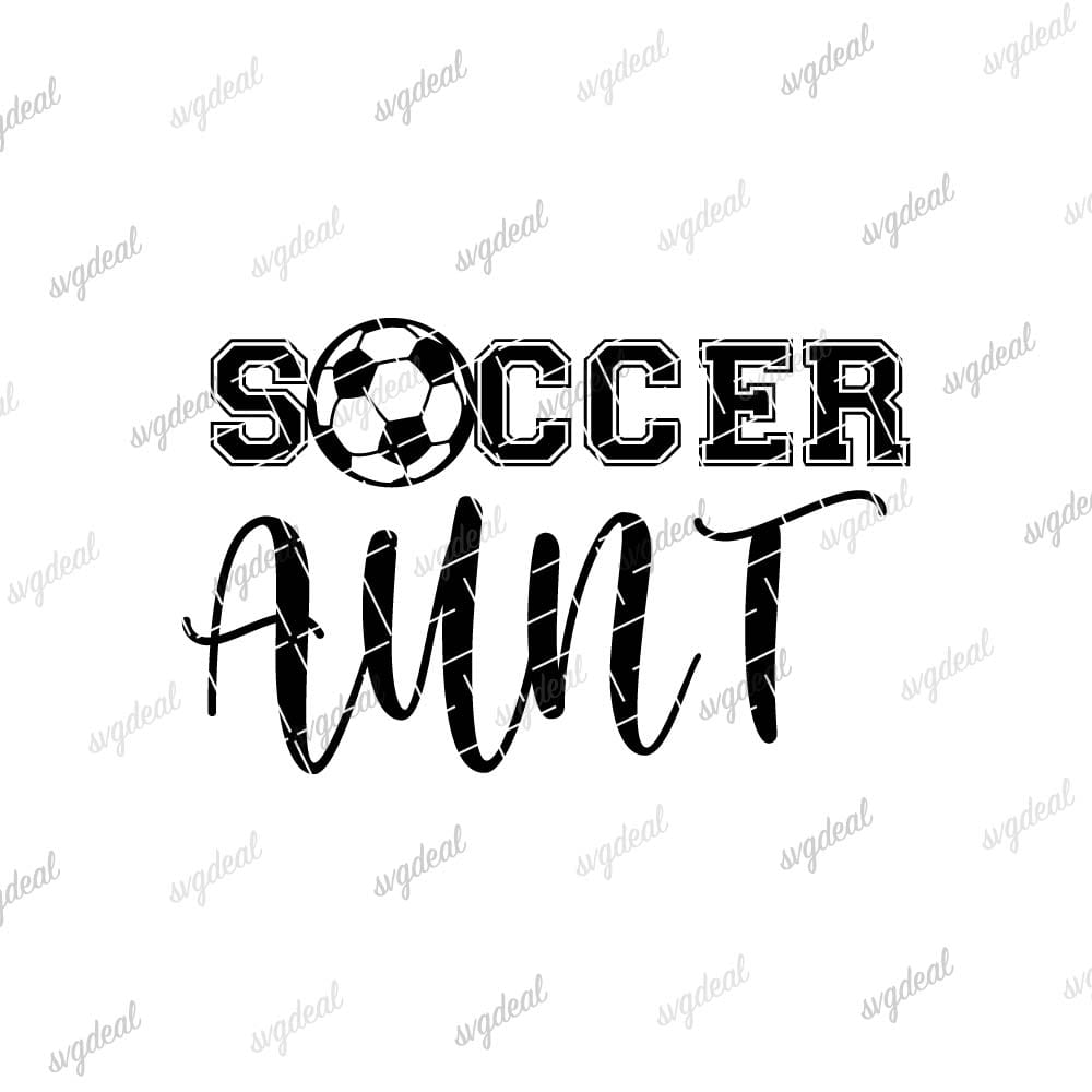Soccer Aunt Svg