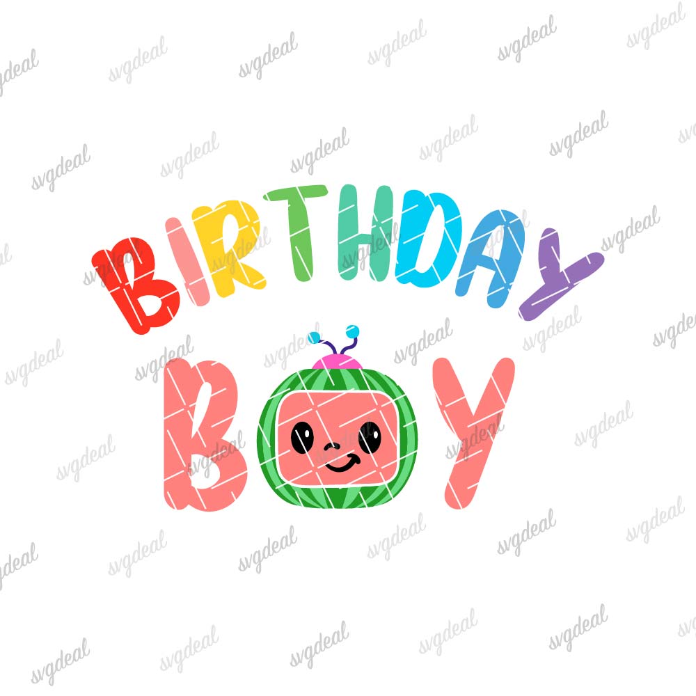 Cocomelon Birthday Svg