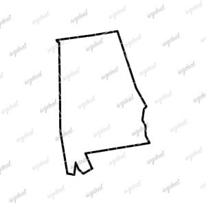 Alabama Outline SVG