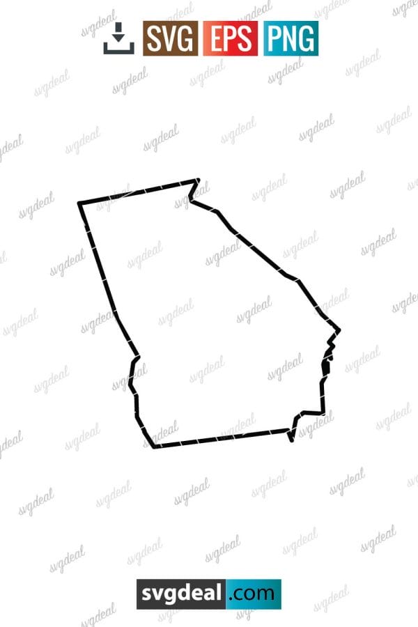 Georgia Outline SVG