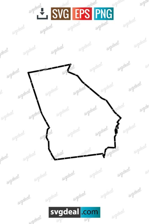 Georgia Outline SVG