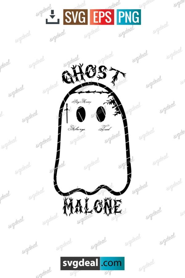 Ghost Malone Svg
