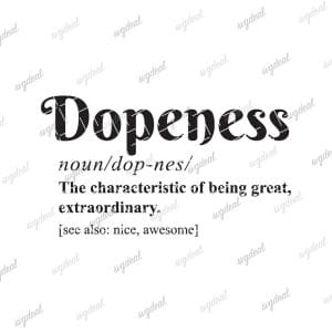 Dopeness Definition Svg