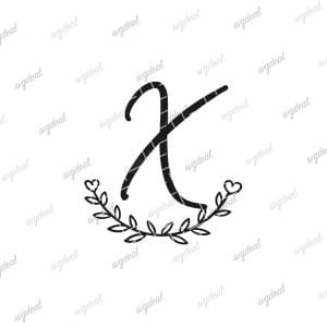 Letter X Monogram Svg