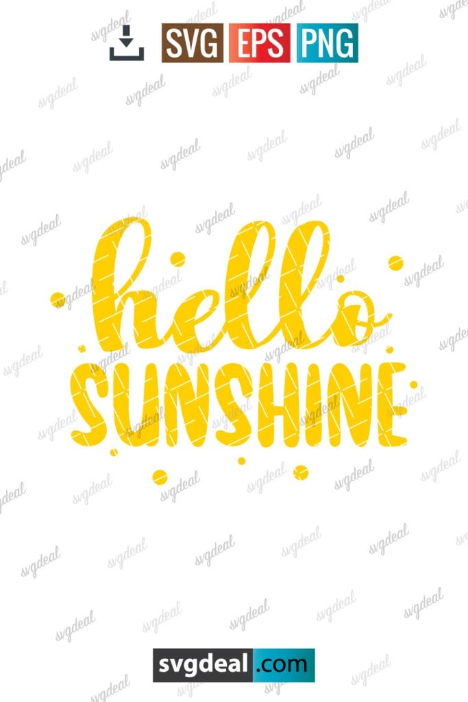 Free Sunshine Svg - SVGDeal.com