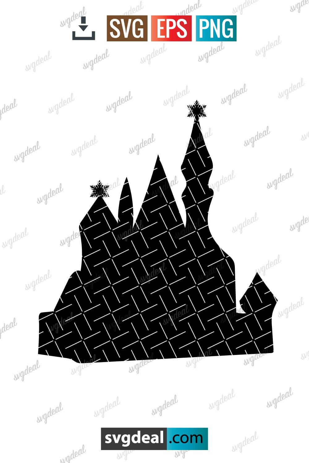 Frozen Castle SVG file - Frozen Castle Digital Download - Frozen SVG