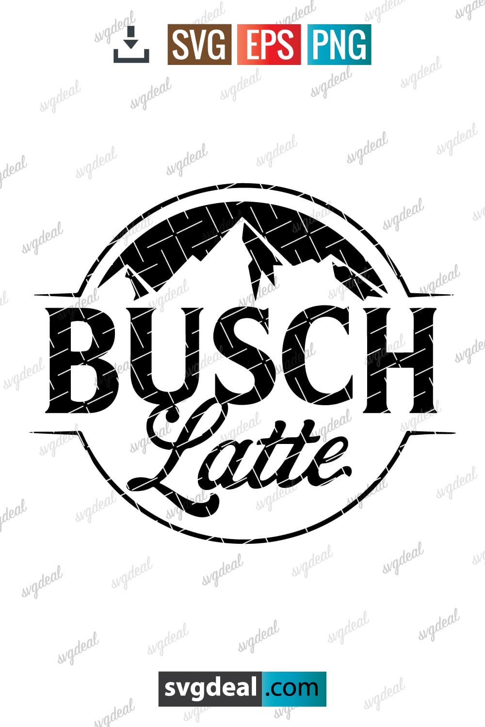 Free Busch Latte Svg - SVGDeal.com