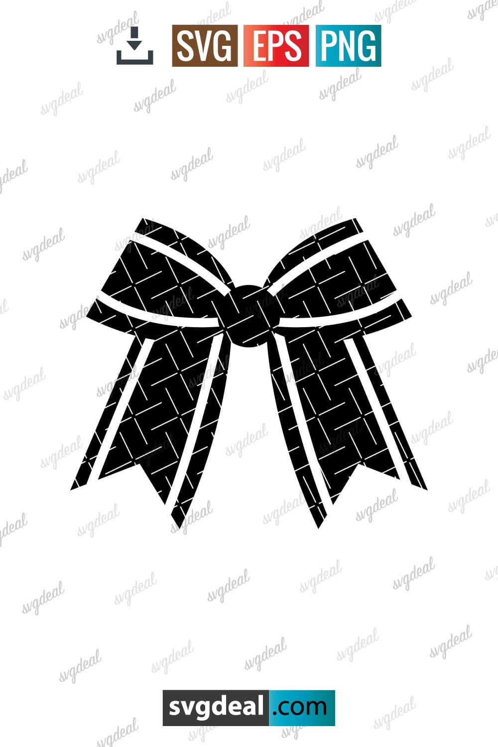 Cheer Bow Svg