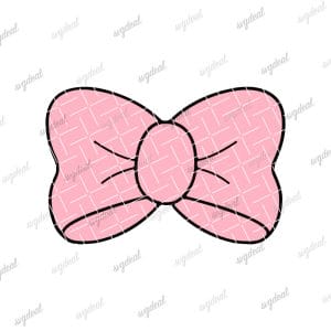 Pink Bow Svg