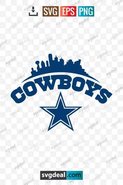 Free Dallas Cowboys Skyline Svg - SVGDeal.com