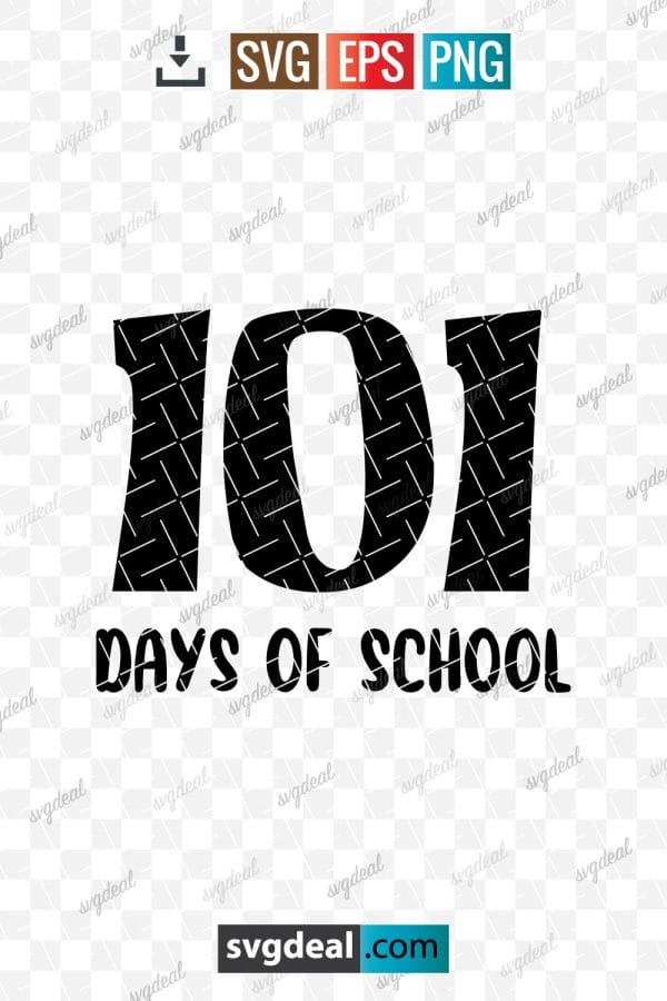 101 Days Of School Svg