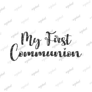 My First Communion Svg