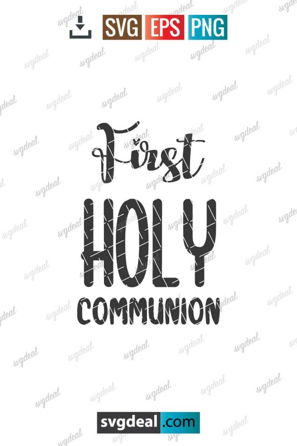 First Holy Communion Svg