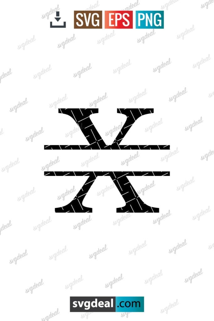 Free Initial X Svg - SVGDeal.com