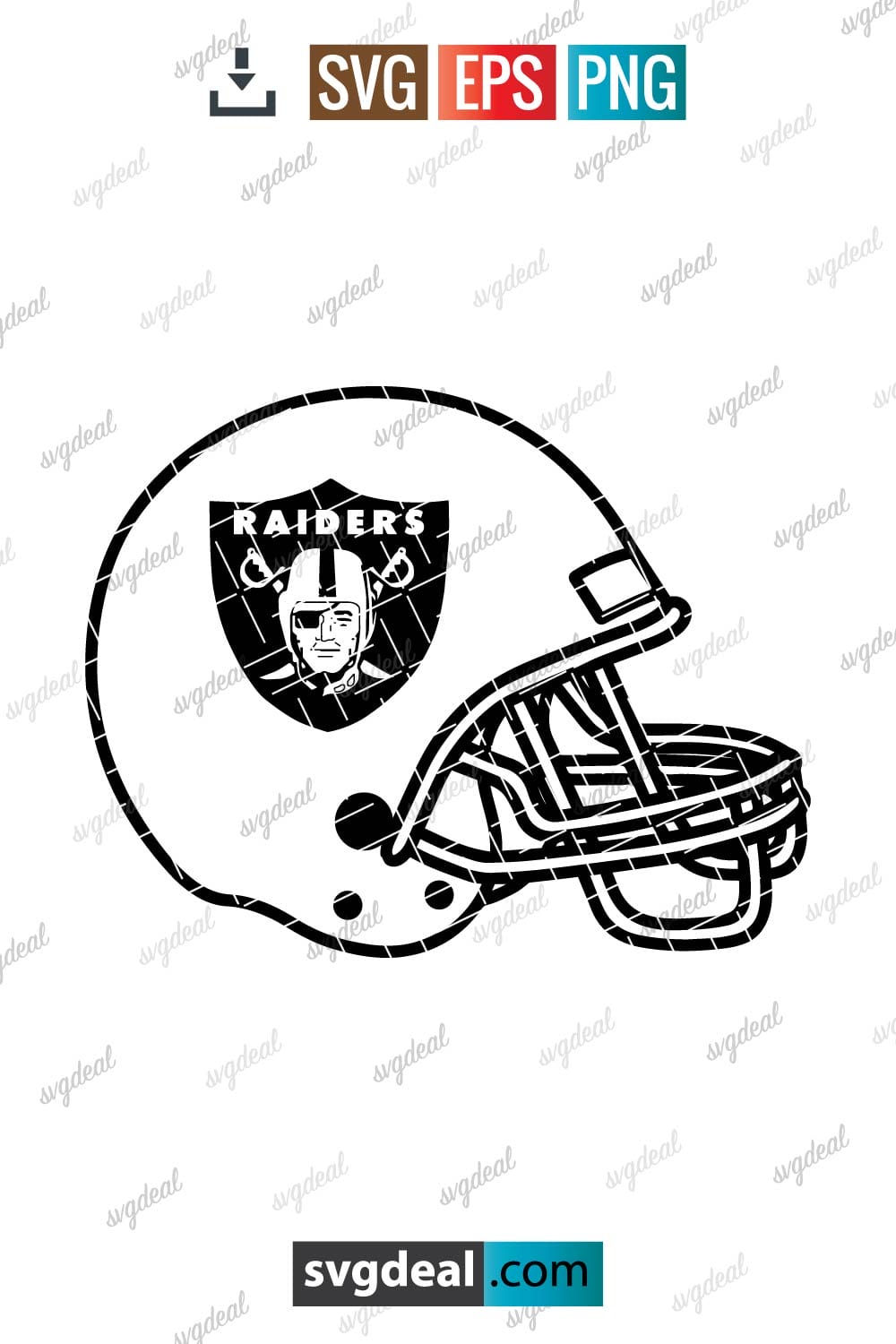 Las Vegas Raiders Helmet SVG Cut File - Free Sports Logo Downloads