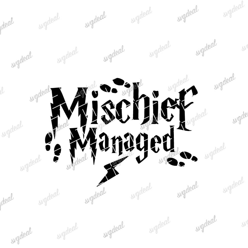 Mischief Managed Svg