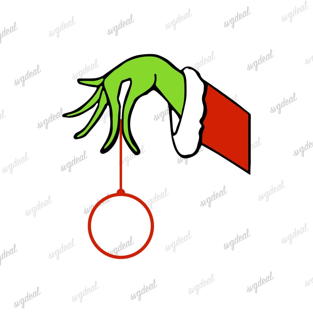 Grinch Hand Svg Free