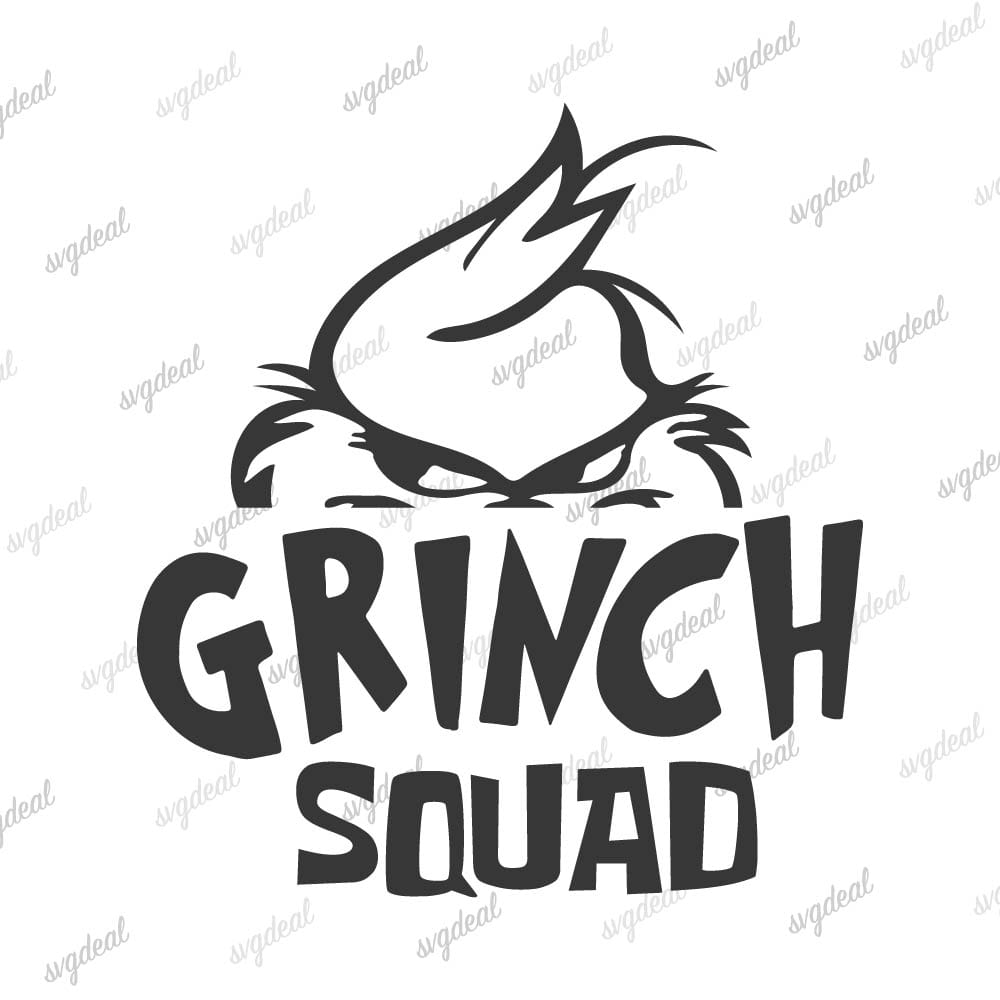 Grinch Squad Svg