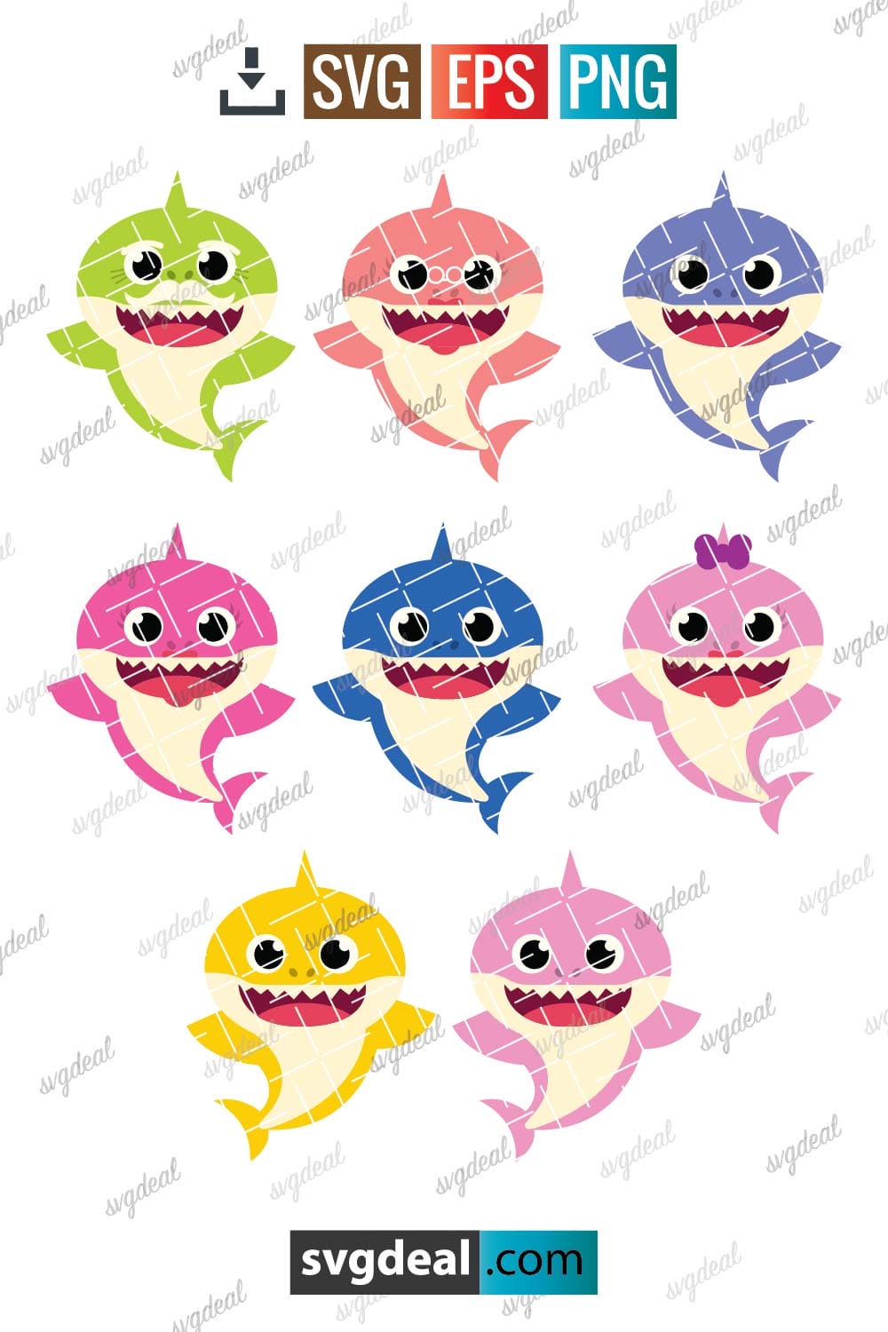 Baby Shark SVG Bundle - Premium SVG Files