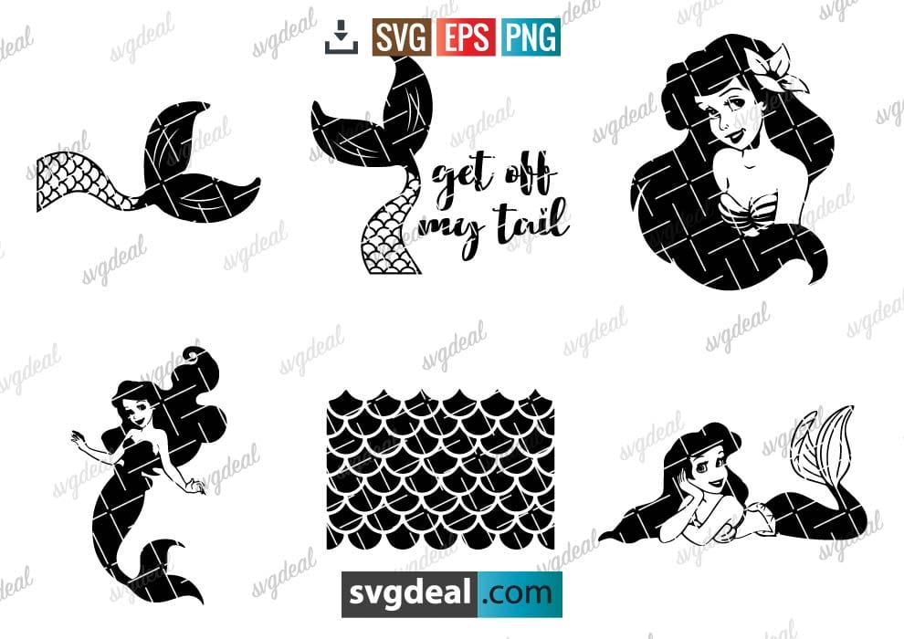  7 free mermaid svg files for your project free svg files