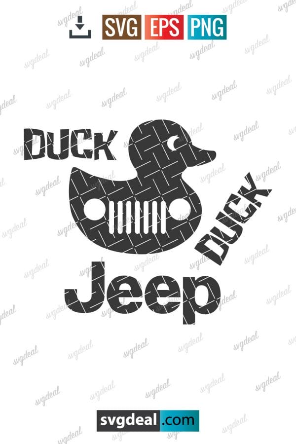 Duck Duck Jeep Svg