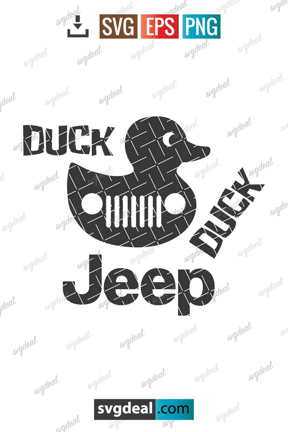 Duck Duck Jeep Svg
