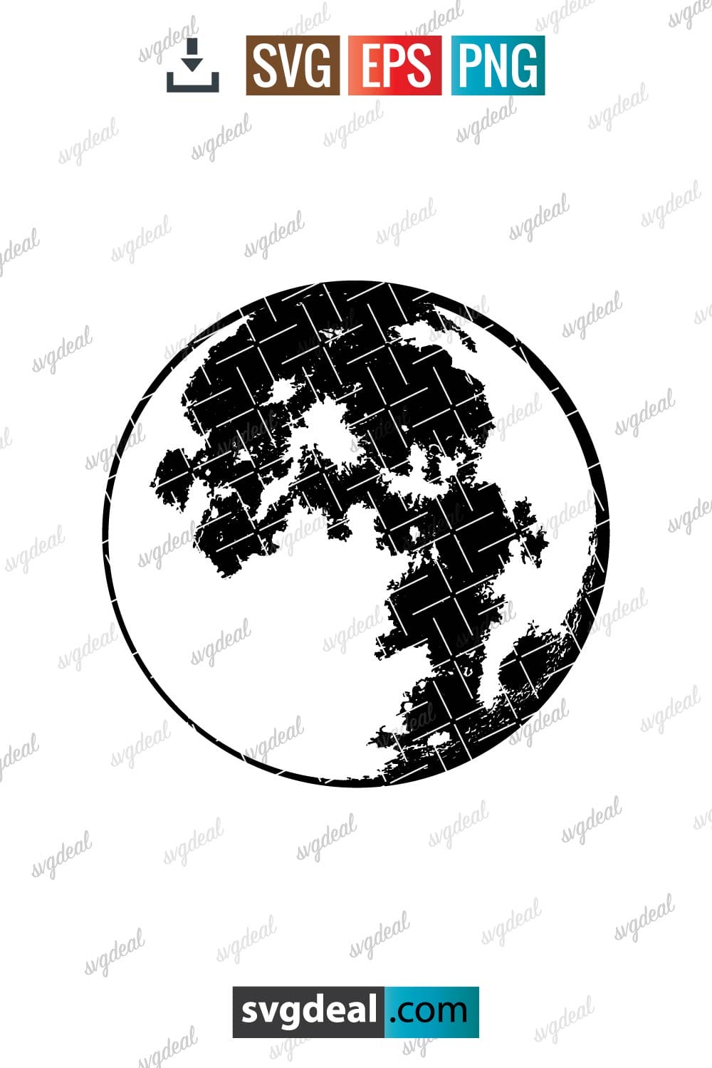 Free Full Moon Svg - SVGDeal.com